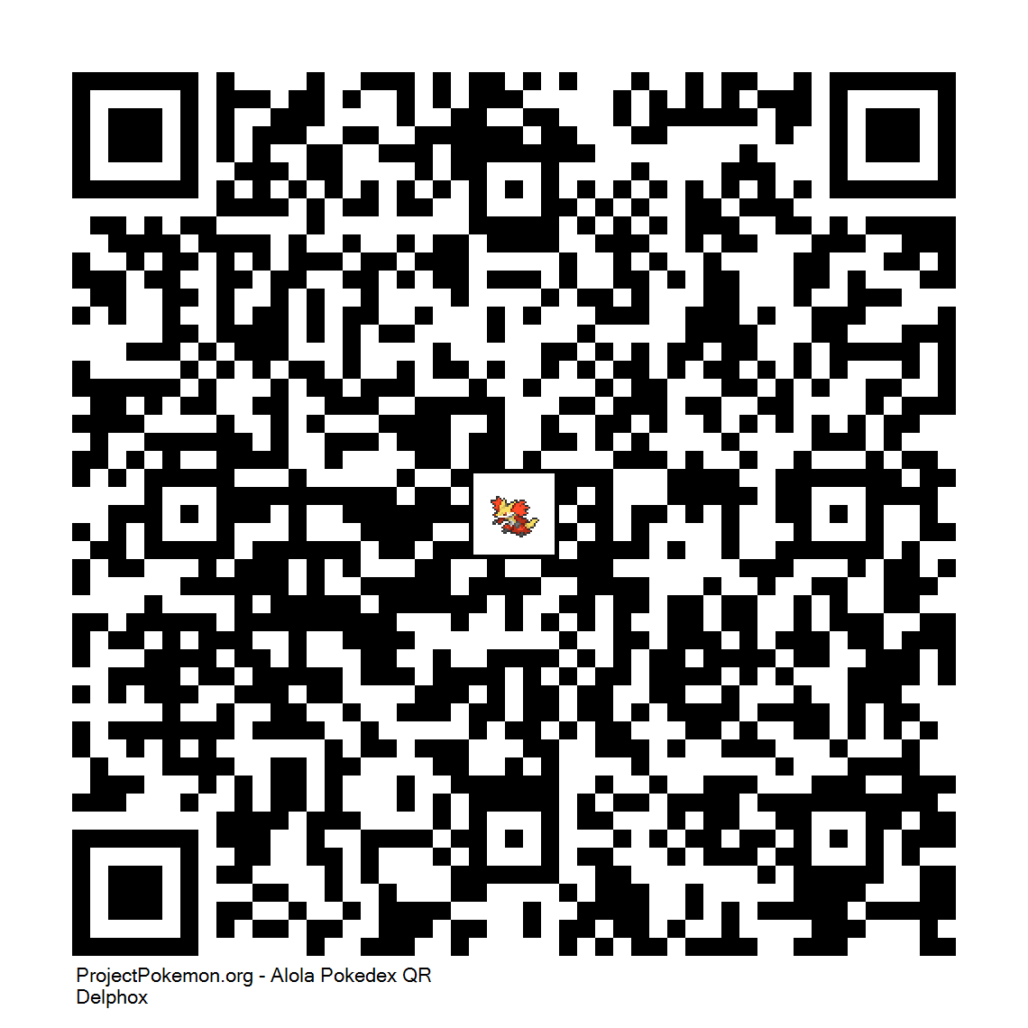 Cdigo QR de Delphox